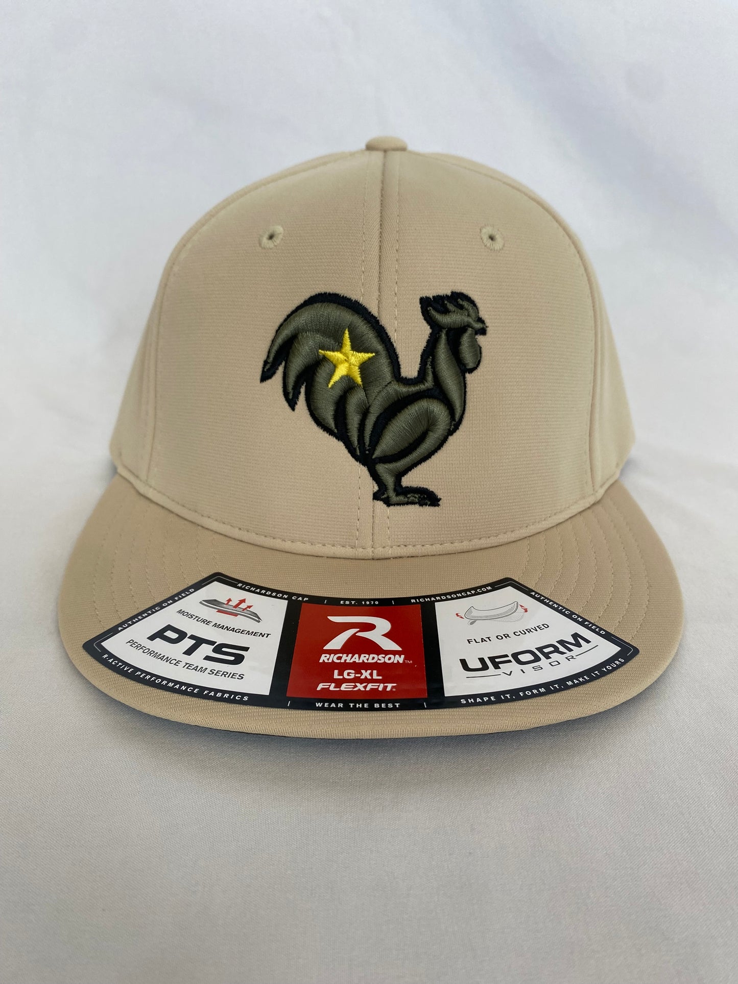 Army green with gold star