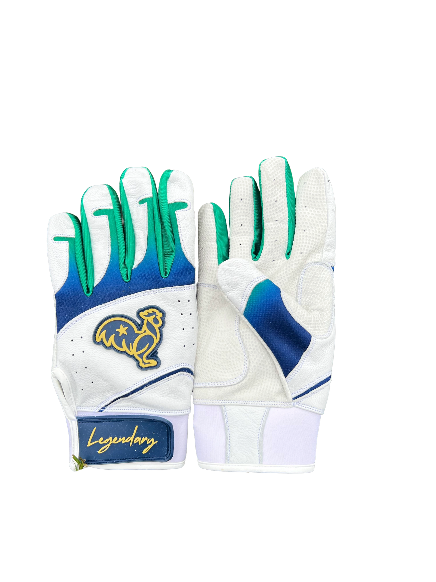 Green & Navy with gold accents