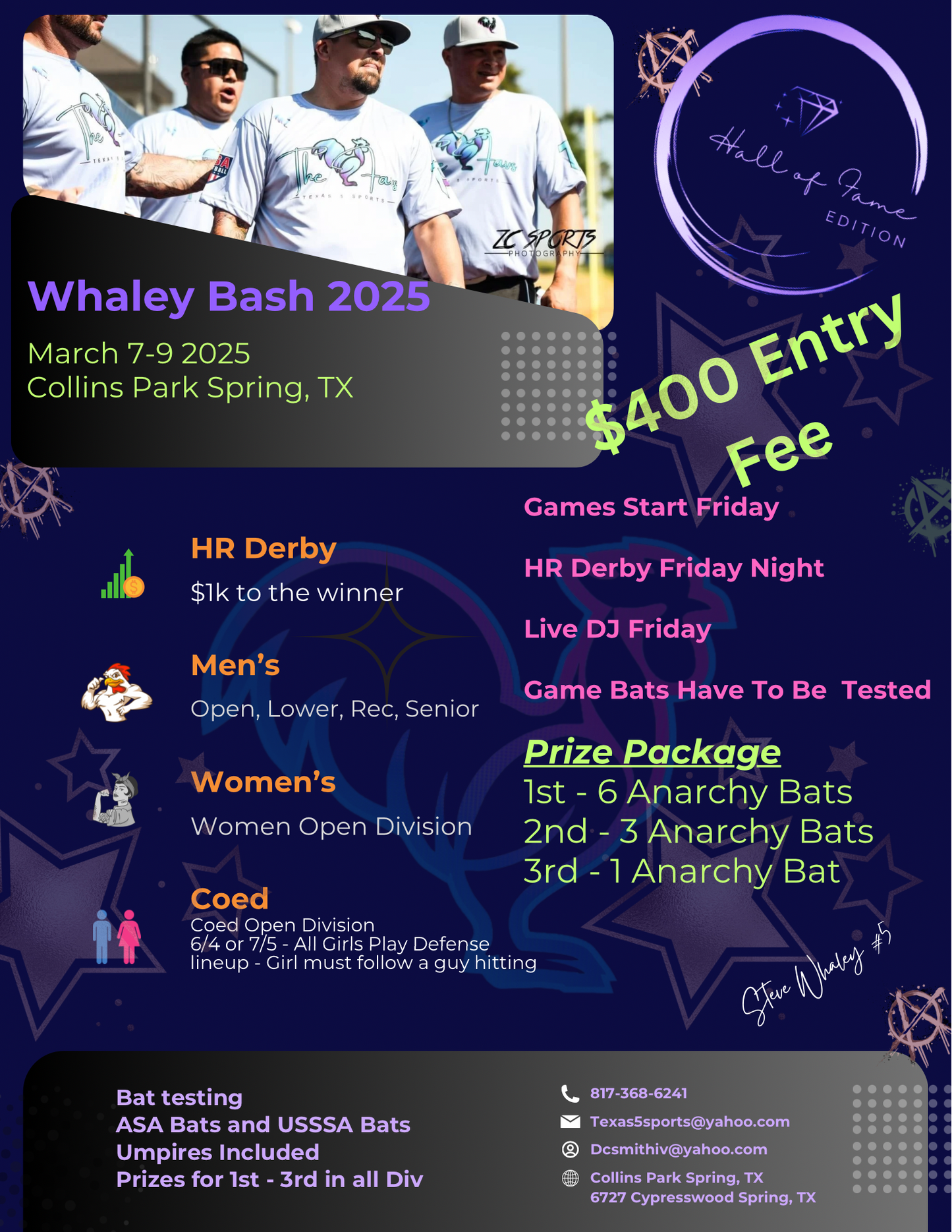 Whaley Bash Men’s Open Division