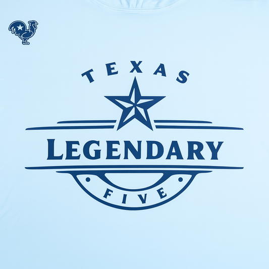 *New Design* Ice Blue/Navy Long sleeve hoodie