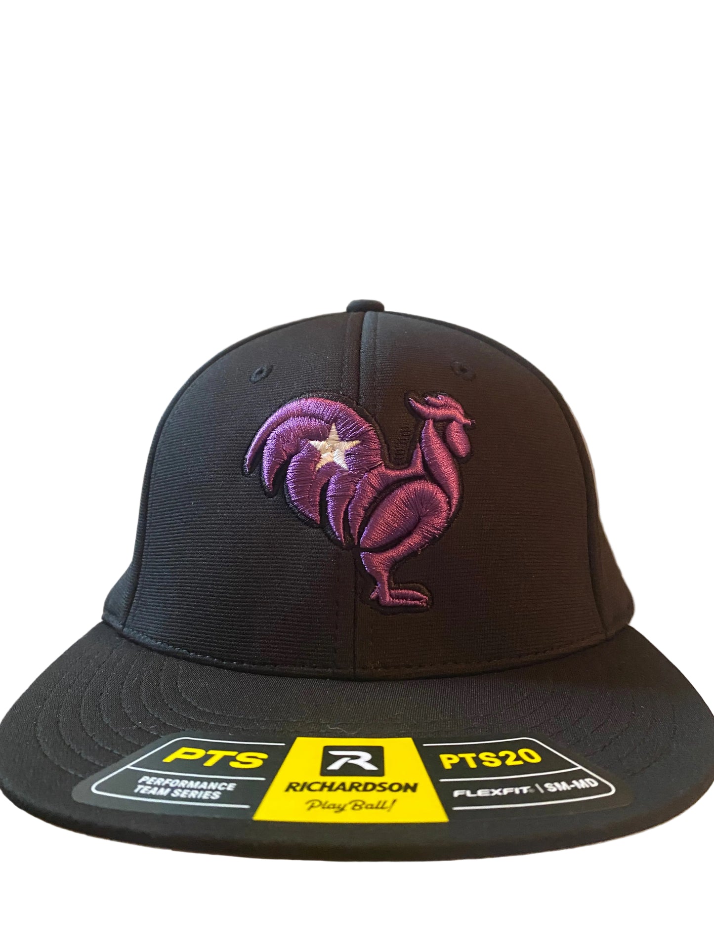 Purple Rooster with white star