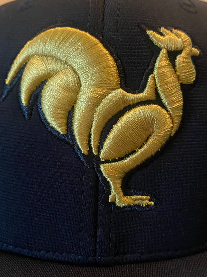 Solid gold Rooster on black