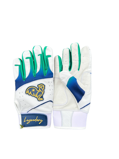 Green & Navy with gold accents