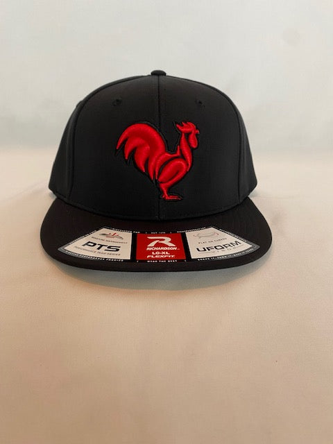 Solid Red Rooster hat